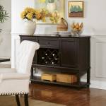 Parkins Server with Wine Bottle Storage